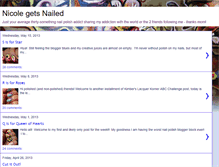 Tablet Screenshot of nearlynailed.blogspot.com