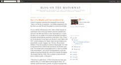 Desktop Screenshot of blogonthemotorway.blogspot.com