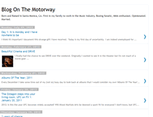 Tablet Screenshot of blogonthemotorway.blogspot.com