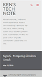 Mobile Screenshot of kentechnote.blogspot.com