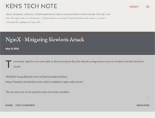 Tablet Screenshot of kentechnote.blogspot.com