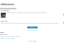 Tablet Screenshot of allretrievers.blogspot.com