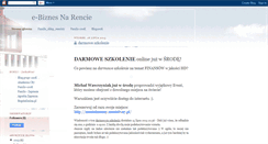 Desktop Screenshot of e-biznesnarencie.blogspot.com