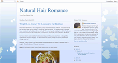 Desktop Screenshot of naturalhairromance.blogspot.com