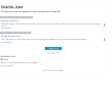 Tablet Screenshot of graciasjuan.blogspot.com