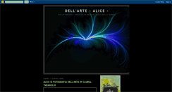 Desktop Screenshot of dellartealice.blogspot.com