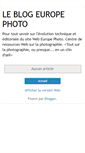 Mobile Screenshot of europe-photo.blogspot.com