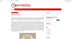 Desktop Screenshot of copywriteritza.blogspot.com