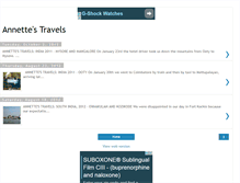 Tablet Screenshot of annettestravels.blogspot.com
