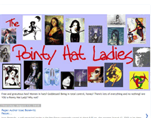 Tablet Screenshot of pointyhatladies.blogspot.com