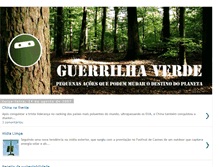 Tablet Screenshot of guerrilhaverde.blogspot.com