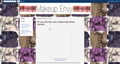 Desktop Screenshot of makeupenvy.blogspot.com