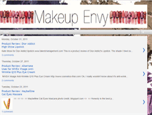 Tablet Screenshot of makeupenvy.blogspot.com