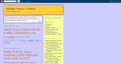 Desktop Screenshot of alaskapeace.blogspot.com