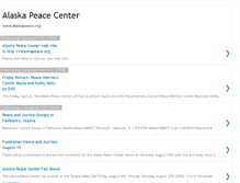 Tablet Screenshot of alaskapeace.blogspot.com
