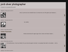 Tablet Screenshot of jordioliverphotographer.blogspot.com