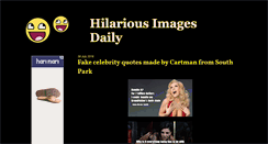 Desktop Screenshot of hilariousimagesdaily.blogspot.com