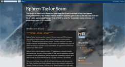 Desktop Screenshot of ephrentaylorscam.blogspot.com