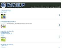 Tablet Screenshot of inesup.blogspot.com