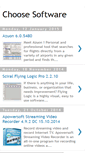 Mobile Screenshot of choose-software.blogspot.com