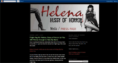 Desktop Screenshot of hussyofhorror.blogspot.com