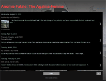 Tablet Screenshot of anomiefatale.blogspot.com