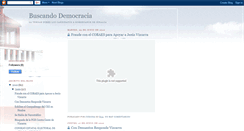 Desktop Screenshot of buscandodemocracia.blogspot.com