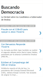 Mobile Screenshot of buscandodemocracia.blogspot.com