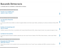 Tablet Screenshot of buscandodemocracia.blogspot.com