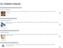 Tablet Screenshot of elchamanchalao.blogspot.com