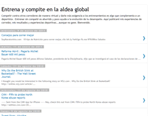 Tablet Screenshot of entrena-ya.blogspot.com