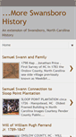 Mobile Screenshot of moreswansborohistory.blogspot.com