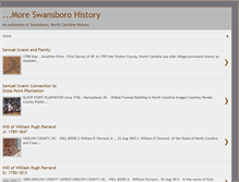 Tablet Screenshot of moreswansborohistory.blogspot.com