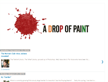 Tablet Screenshot of adropofpaint.blogspot.com