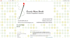 Desktop Screenshot of ecuriemarcbrule.blogspot.com
