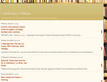 Tablet Screenshot of california-politics.blogspot.com