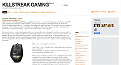 Desktop Screenshot of killstreakgaming.blogspot.com