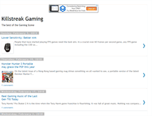 Tablet Screenshot of killstreakgaming.blogspot.com