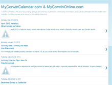 Tablet Screenshot of calendarandnewsletter.blogspot.com
