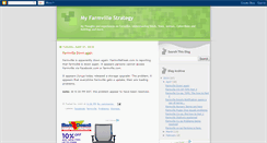 Desktop Screenshot of myfarmvillestrategy.blogspot.com