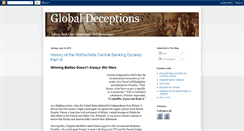 Desktop Screenshot of globaldeceptions.blogspot.com