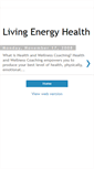 Mobile Screenshot of livingenergyhealth.blogspot.com