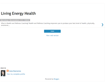 Tablet Screenshot of livingenergyhealth.blogspot.com