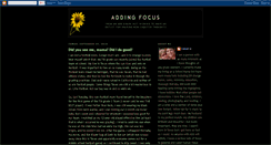 Desktop Screenshot of addingfocus.blogspot.com