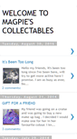 Mobile Screenshot of magpiescollectables.blogspot.com