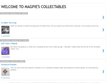 Tablet Screenshot of magpiescollectables.blogspot.com