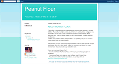 Desktop Screenshot of peanutflour.blogspot.com