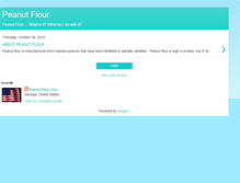 Tablet Screenshot of peanutflour.blogspot.com