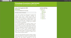 Desktop Screenshot of cronologiaeconomicanoticias.blogspot.com