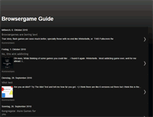 Tablet Screenshot of browsergame-guide.blogspot.com
